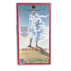 Vintage Lawrence of Arabia VHS 2 Tapes